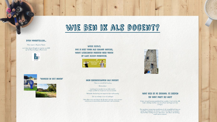 Creatieve presentatie 'Wie ben ik als docent?' by Ryanne Nieste on Prezi