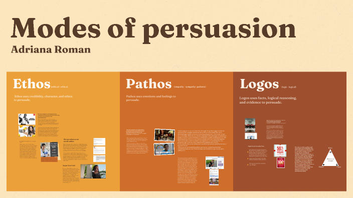Modes of persuasion by Adriana Roman on Prezi