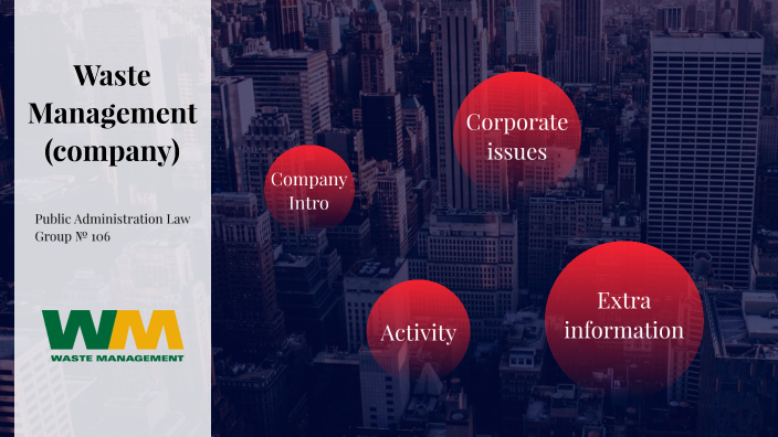 Waste management by Smart presentation on Prezi
