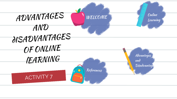 online learning advantages and disadvantages presentation