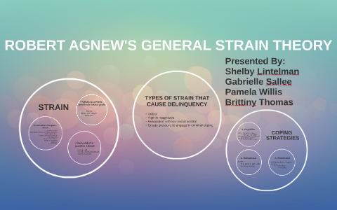 Labelling Theory And Robert Agnew s General