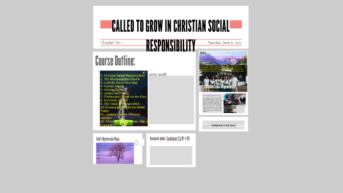 christian social responsibility essay