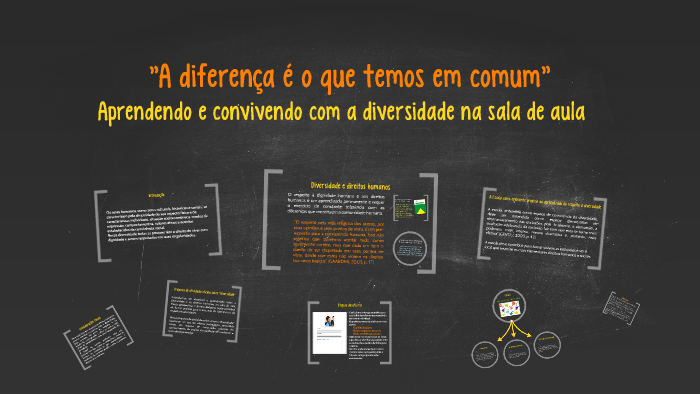 A diferença é o que temos em comum by Milton Junior on Prezi