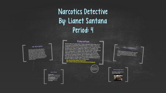 Narcotics Detective by lianet santana