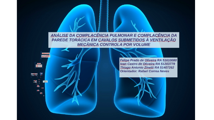 ANÁLISE DA COMPLACÊNCIA PULMONAR E COMPLACÊNCIA DA PAREDE TO by Felipe ...
