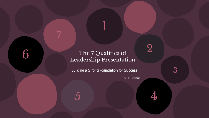 The 7 Qualities of Leadership by K C on Prezi