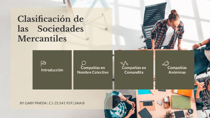 Clasificación De Las Sociedades Mercantiles By Gaby D. Pineda C On Prezi