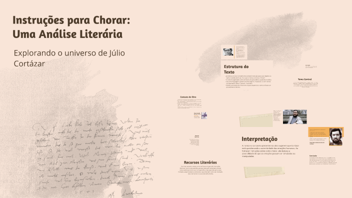 Instruções para Chorar: Uma Análise Literária by ana j. maia on Prezi