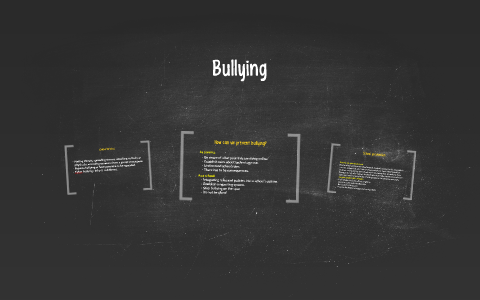 Bullying by Megan Williams on Prezi