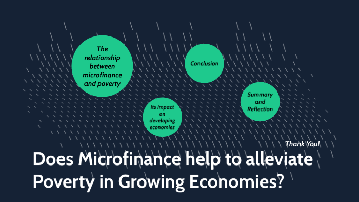 Does Microfinance Help To Alleviate Poverty In Growing Economies By ...