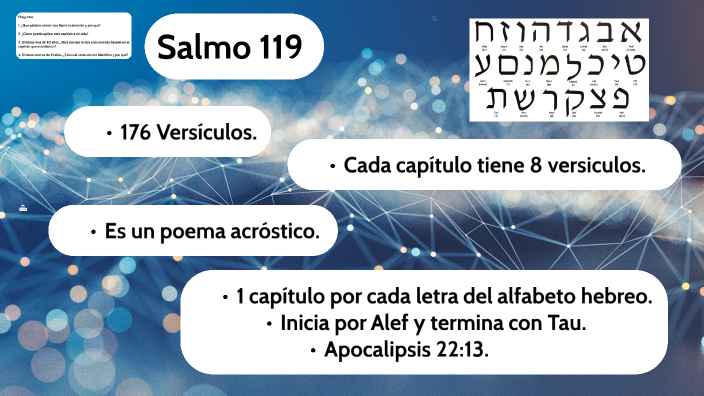 Salmo 119 by Carlos Alfredo Alvarez Luther on Prezi