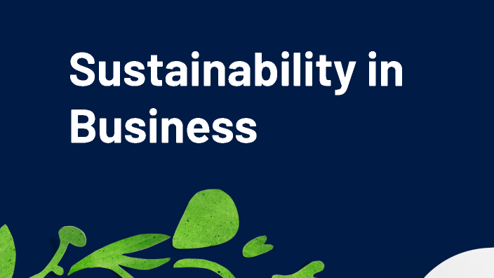 Sustainability in Business by Nathalie de Jonge