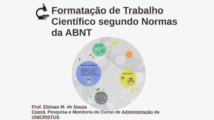 Formatação de Trabalho Científico segundo Normas da ABNT by Elnivan ...