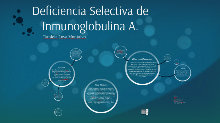 Deficiencia Selectiva de Inmunoglobulina A. by on Prezi