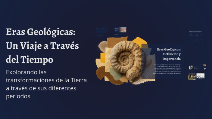Eras Geológicas: Un Viaje a Través del Tiempo by Diana Maricela Lopez ...