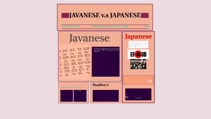 JAVANESE v.s JAPANESE by Gretchen Lingo on Prezi