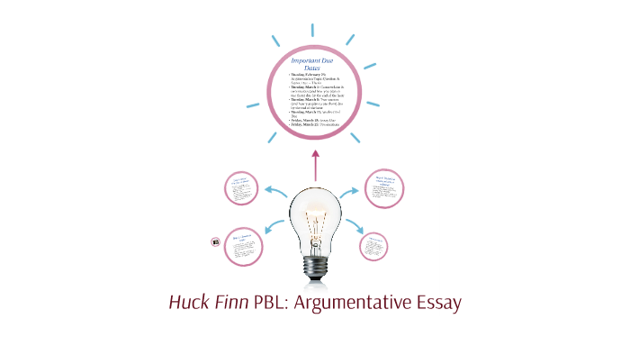 huck finn argumentative essay