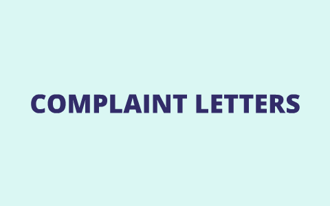 Complaint letter by Maria Murcia