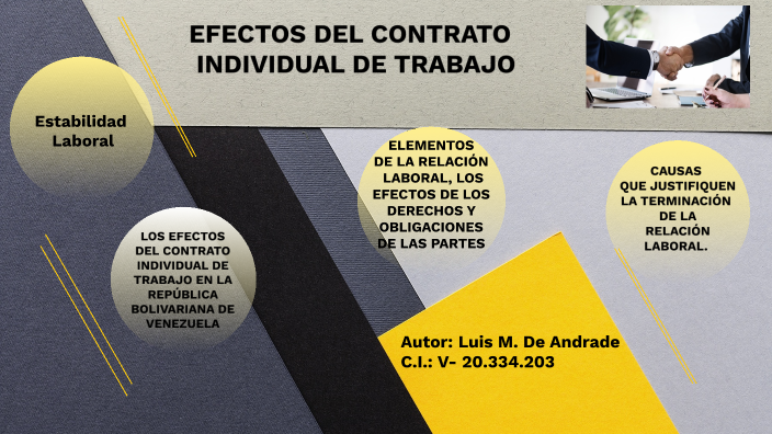 Efectos del contrato de trabajo by Luis De Andrade on Prezi