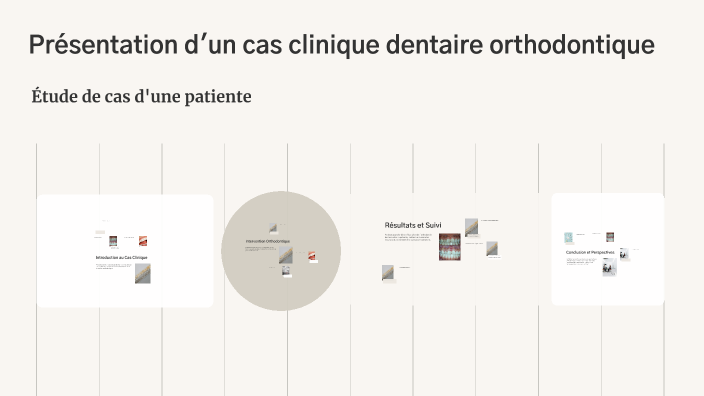 Présentation d'un cas clinique dentaire orthodontique by Nour on Prezi