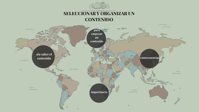 Como Se Selecciona Y Organiza Un Contenido By Gerardo Ornelas On Prezi