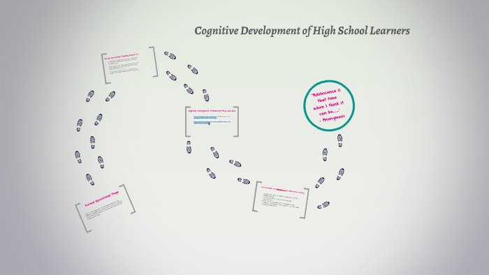 Cognitive development of 2024 the high school learners