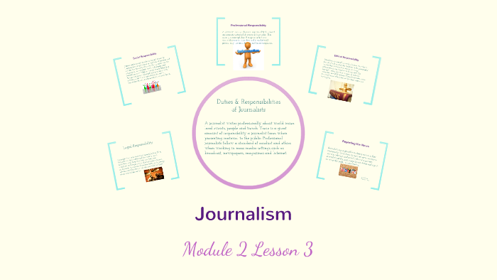 Journalist's Duties & Responsibilities By Kristy French