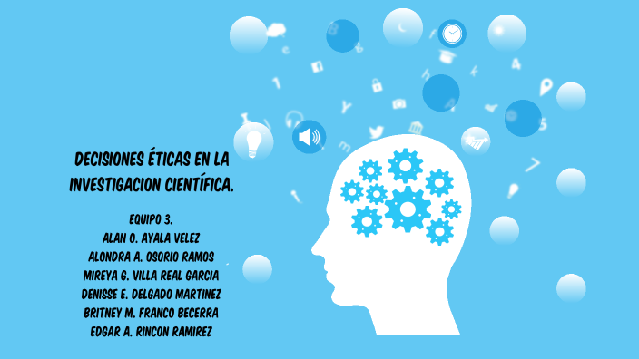 Decisiones éticas en la Investigación cientifica by