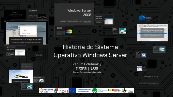 História do Sistema Operativo Windows Server by Kai Zachary on Prezi