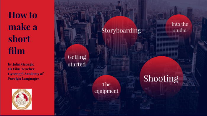 How to make a short film by John Georgie on Prezi