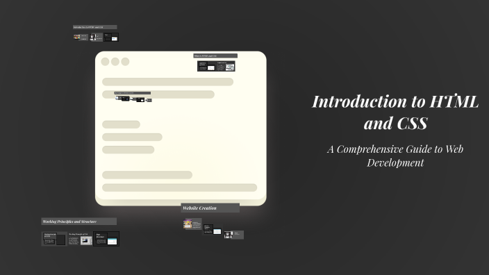 Introduction to HTML and CSS by amogus abobusovich on Prezi