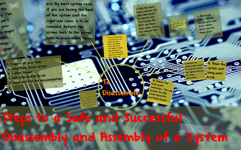 Steps to a Safe and Successful Disassembly and Assembly of a by John ...