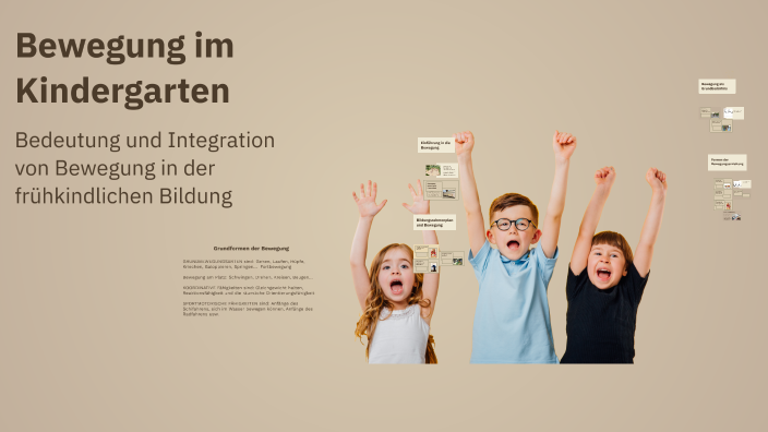 Facharbeit Bewegung Im Kindergarten Bewegung im Kindergarten by Sara Labuz on Prezi
