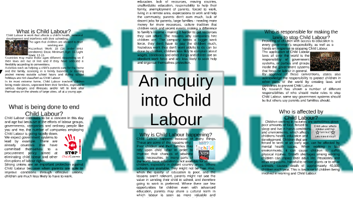 objectives of child labour research
