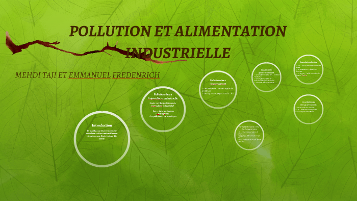 POLLUTION ET ALIMENTATION INDUSTRIELLE by Emmanuel Fredenrich on Prezi