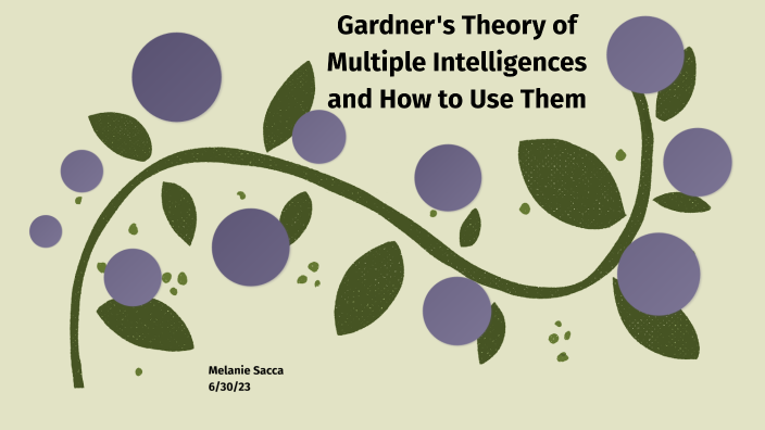 Gardner's Theory of Multiple Intelligences by Melanie Sacca on Prezi