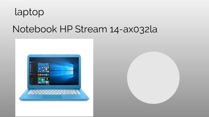 notebook hp stream 14 ax022la