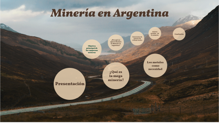 Actividad minera en Argentina by Maria Pia martinez on Prezi