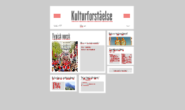 Kulturforståelse