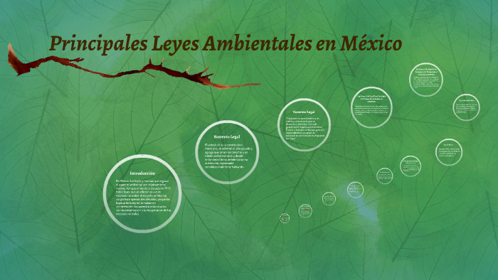 Principales Leyes Ambientales en México by Ivan Ramírez Ferrer on Prezi