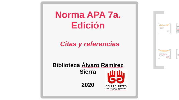 Citas y referencias APA 7a. ed. by Paola Guisao on Prezi