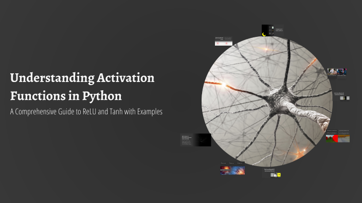 Understanding Activation Functions in Python by Nishant Singh Saini on ...