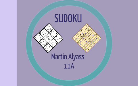 Math Project - Sudoku by Martin Alyass