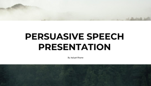 Persuasive Speech Presentation by Aaliyah Rhame on Prezi Design