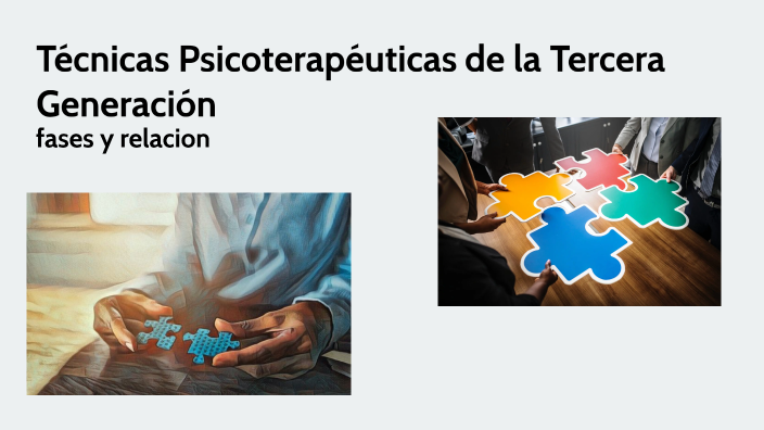 Técnicas Psicoterapéuticas De La Tercera Generación By Lilibeth Marte