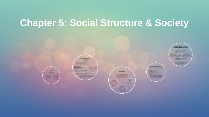 Chapter 5: Social Structure & Society by Savannah Anderson