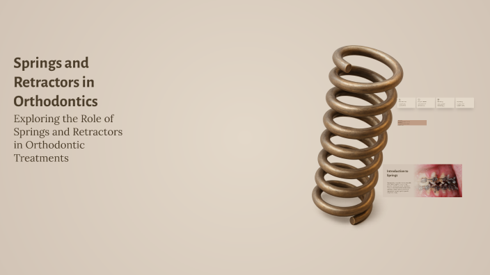 Springs and Retractors in Orthodontics by Esmond Christan on Prezi