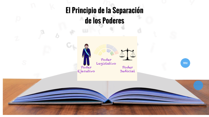 El Principio de la separacion de los Poderes by Maria Luz Reyes ...