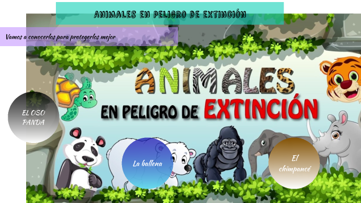 ANIMALES EN PELIGRO DE EXTINCIÓN by DEBORA YARANGA ROSADO on Prezi