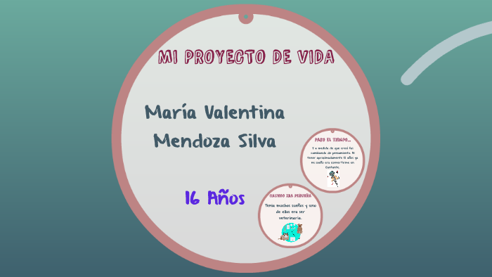 MI PROYECTO DE VIDA by Valentina Silva on Prezi